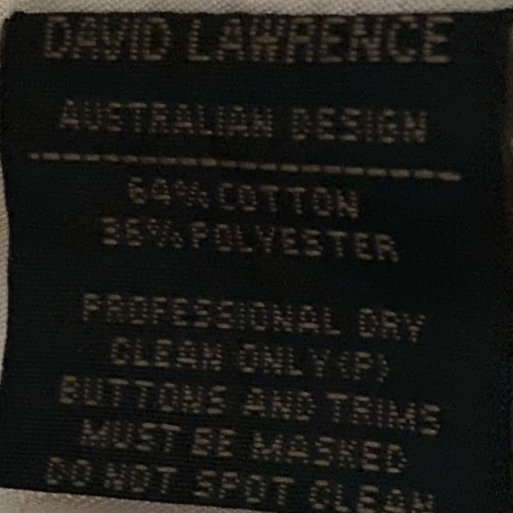 David Lawrence trench coat / jacket . Size 12 - Picture 9 of 9